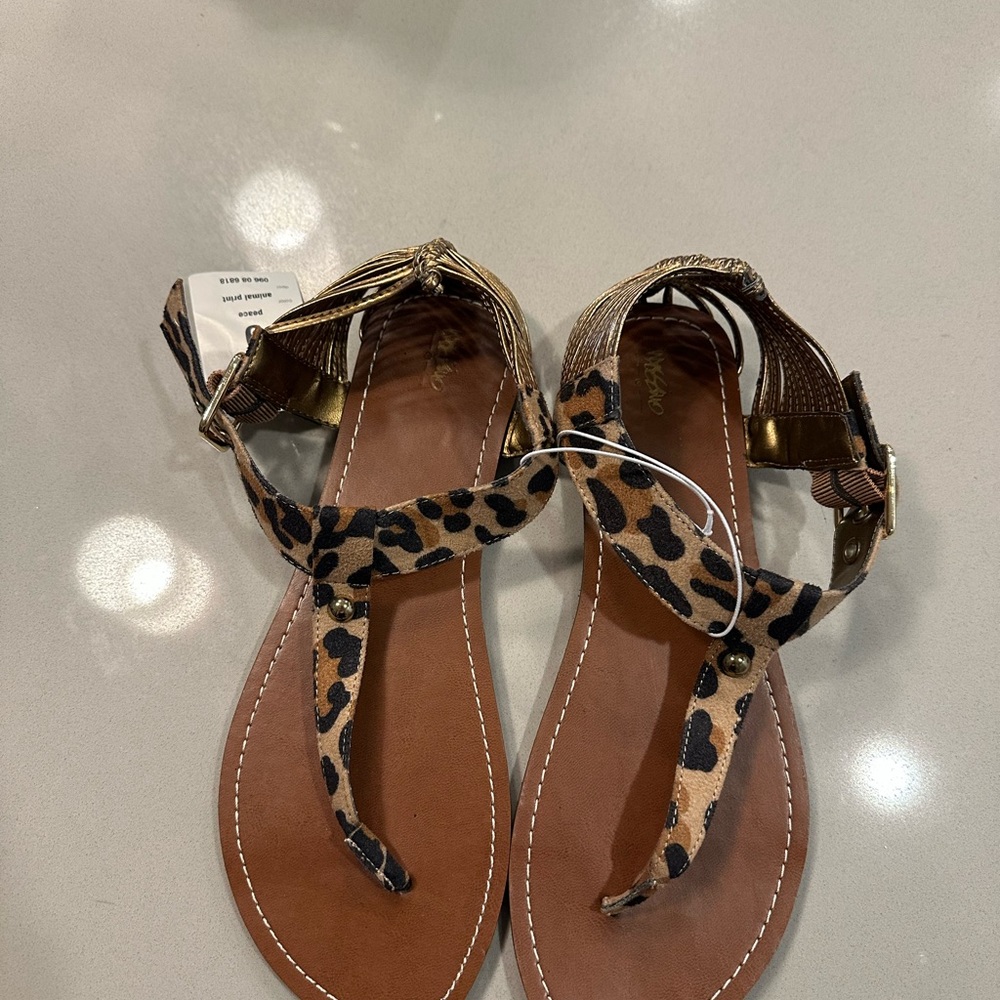 Leopard Print Women's Sandals